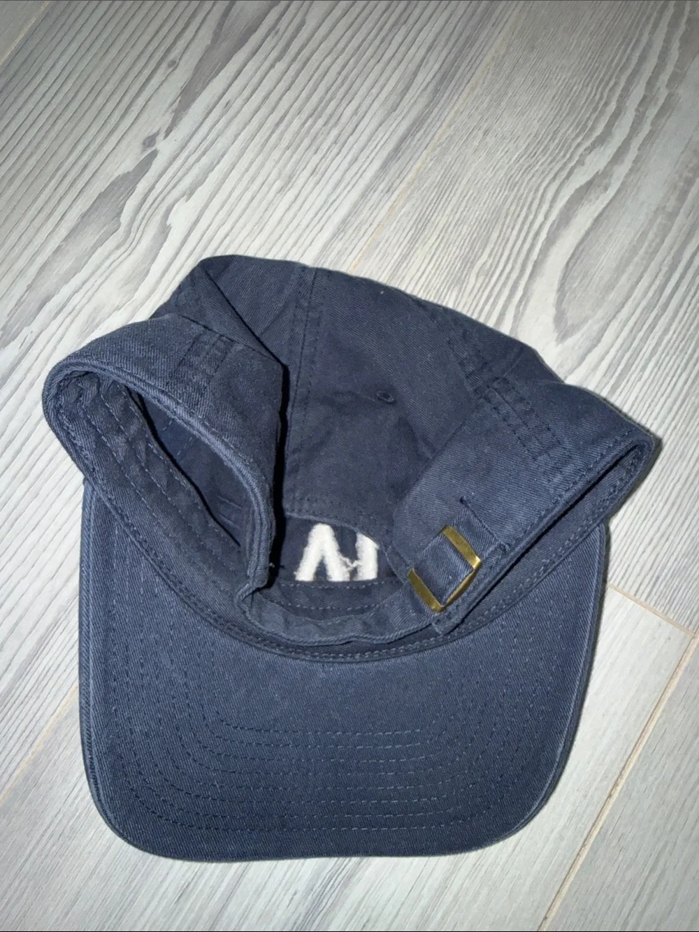 American Needle Navy Baseball Cap with White LA Embroidery